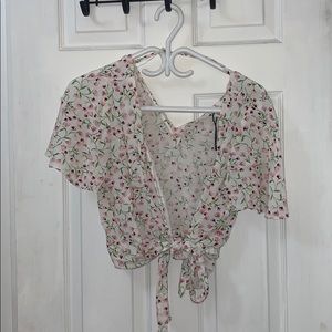Zara flower top!
